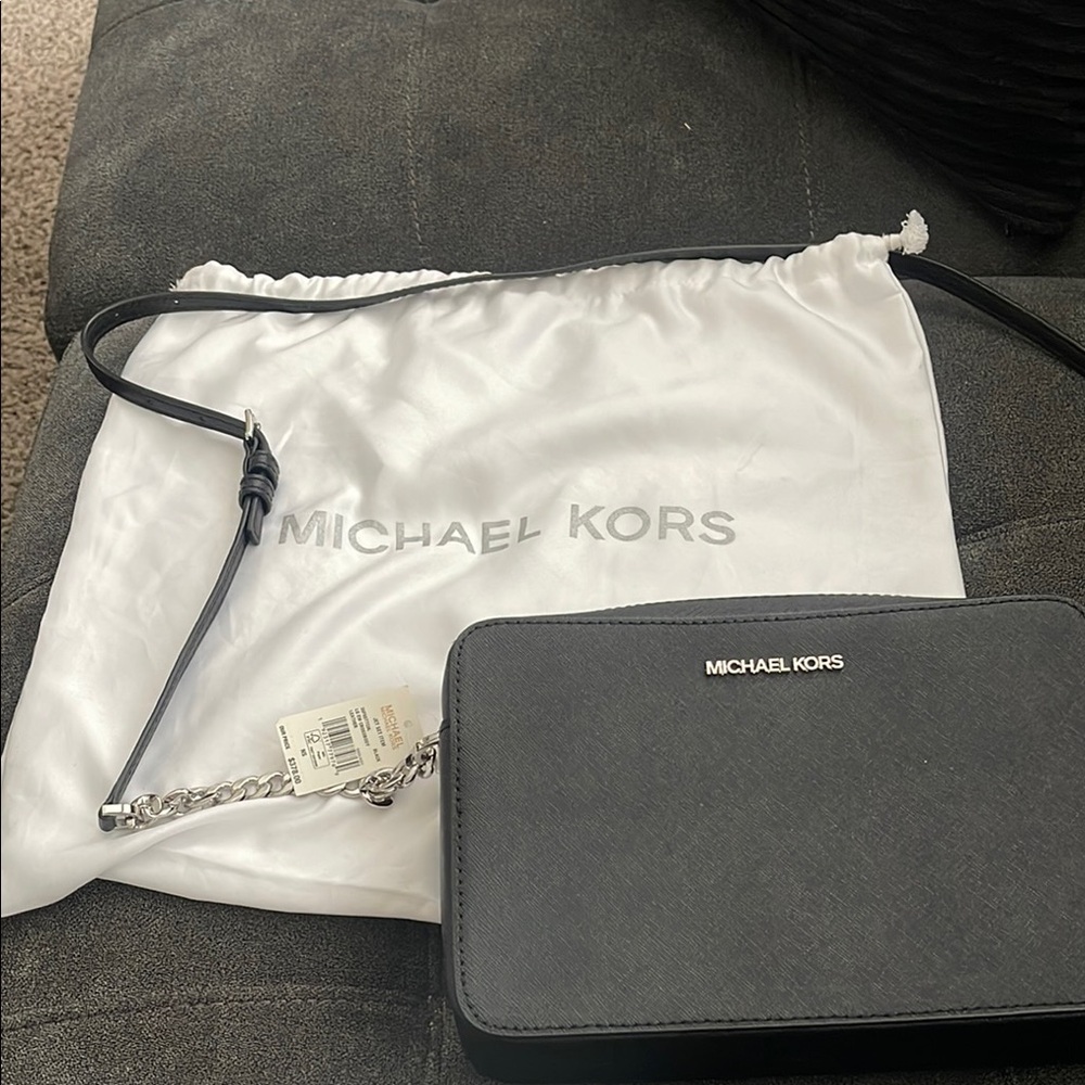 Authentic Michael Kors Black Crossbody Bag